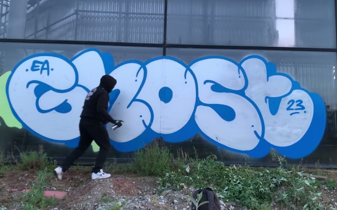 Graffiti – Ghost EA – Bubble Chrome RAW!