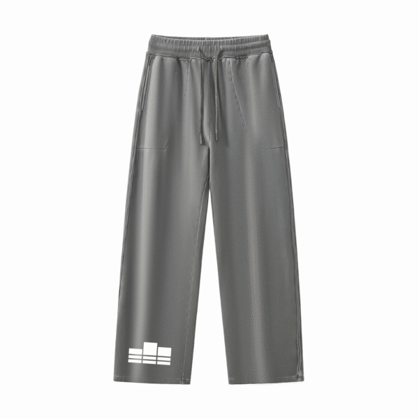 Raw-Seam Enzyme Washed Sweatpants - Image 3