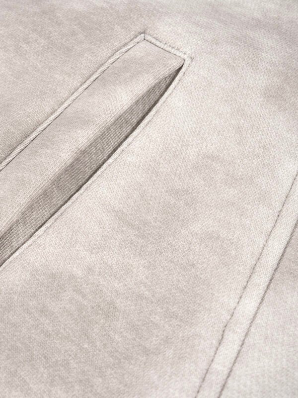 Dirty Washed Boxy Zip-up Fleece Hoodie - Image 12