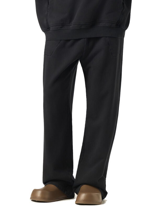 Raw-Seam Enzyme Washed Sweatpants - Image 5