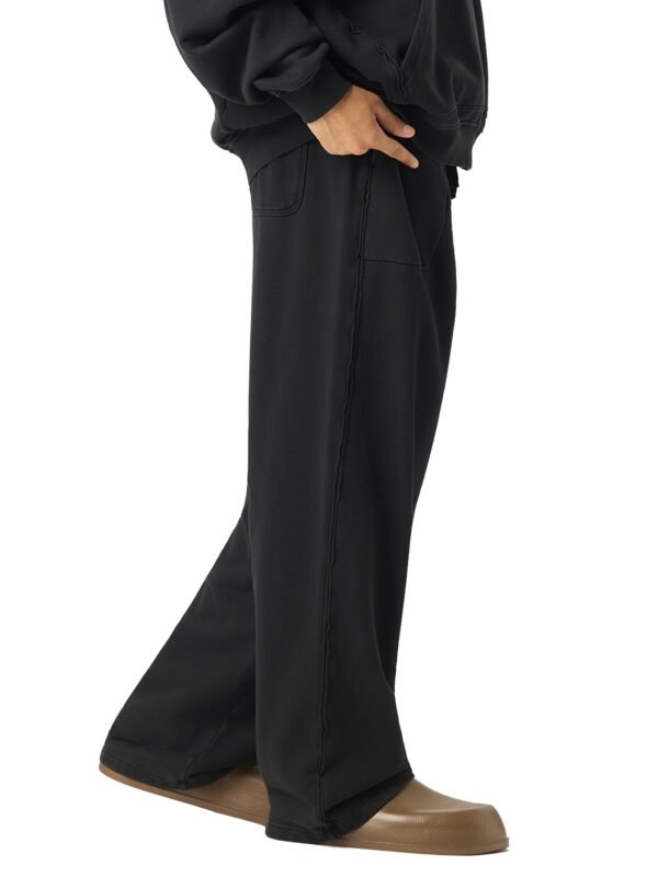 Raw-Seam Enzyme Washed Sweatpants - Image 6
