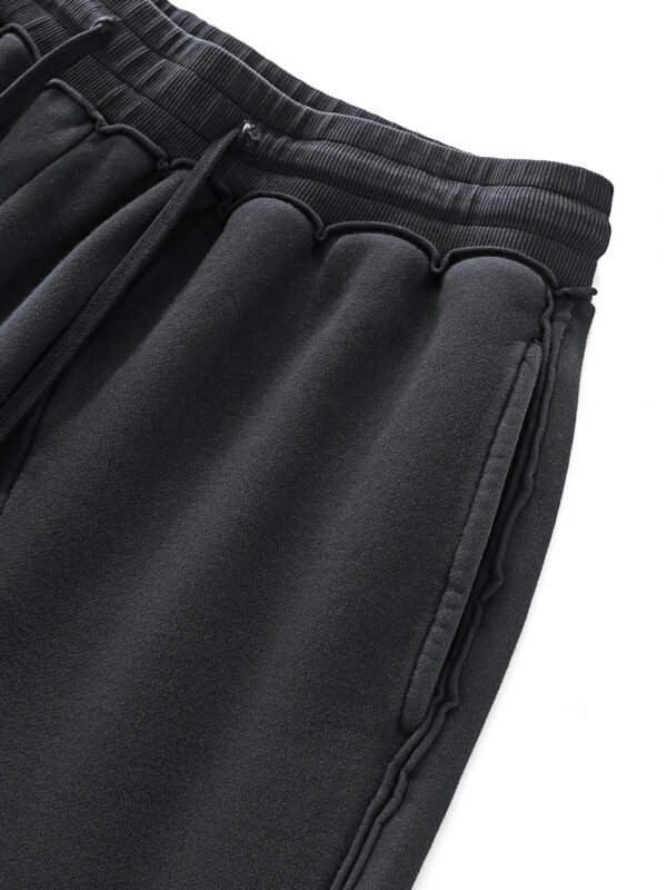 Raw-Seam Enzyme Washed Sweatpants - Image 8
