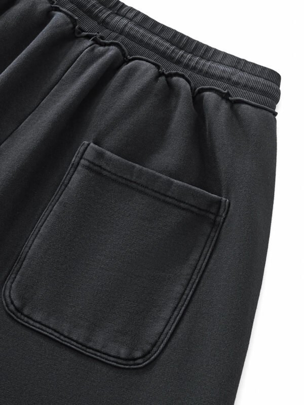 Raw-Seam Enzyme Washed Sweatpants - Image 9