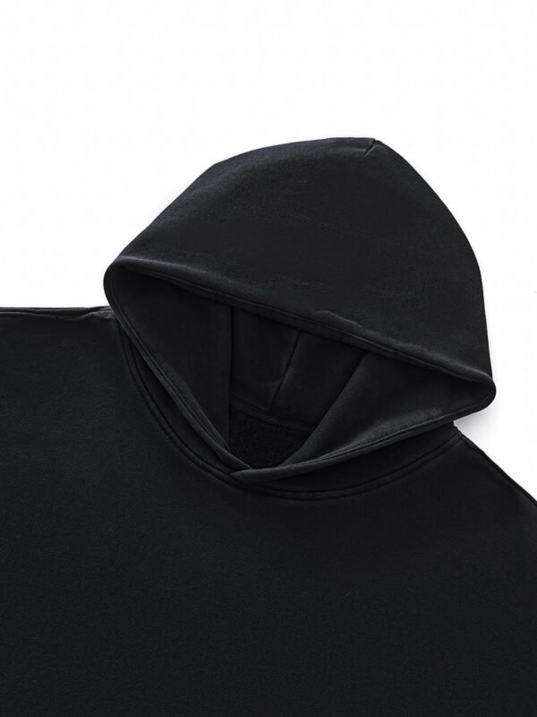 Raw-Seam Enzyme Washed Hooded Sweatshirt - Image 10