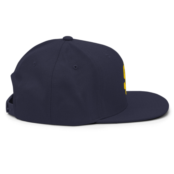 Streets League Premium Snapback Hat - Gold on Navy - Image 6