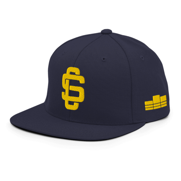 Streets League Premium Snapback Hat - Gold on Navy - Image 8