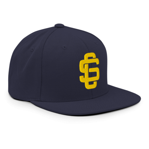 Streets League Premium Snapback Hat - Gold on Navy - Image 10