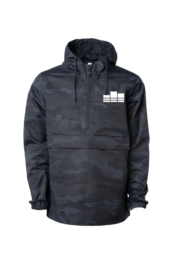 Black Camo Anorak Jacket