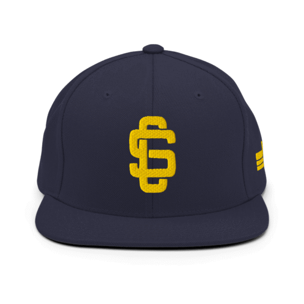 Streets League Premium Snapback Hat - Gold on Navy - Image 13