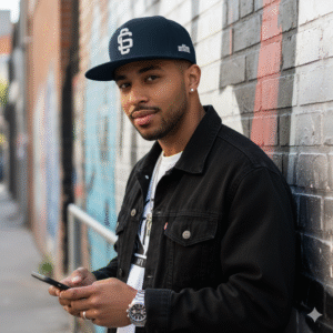 White Logo Snapback Hat (Variations)