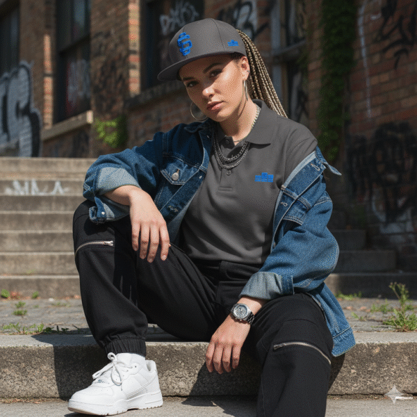 Blue Logo Premium Snapback - Image 8