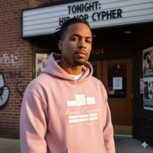 Classic Logo Orchid Avenue Pullover Hooded Sweatshirt