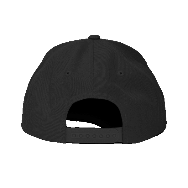 The Laurels Premium Snapback Hat - White on Black - Image 10