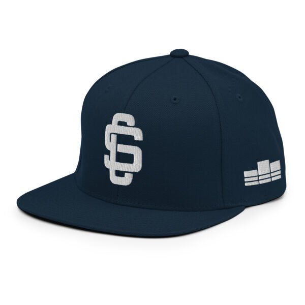 White Logo Snapback Hat (Variations) - Image 4
