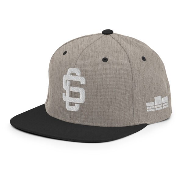 White Logo Snapback Hat (Variations) - Image 14