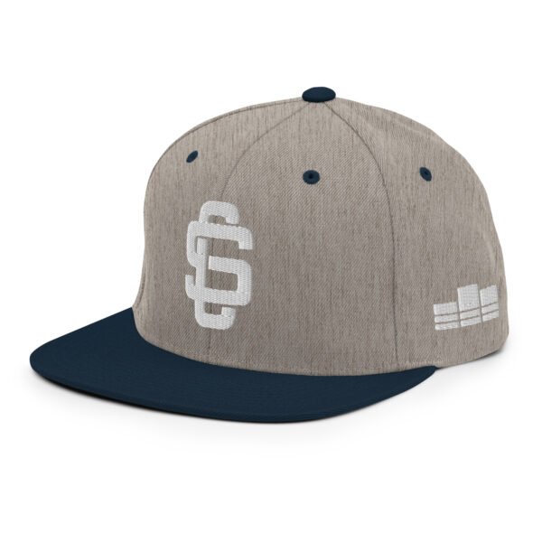 White Logo Snapback Hat (Variations) - Image 15