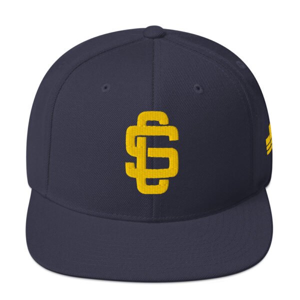 Streets League Premium Snapback Hat - Gold on Navy - Image 4